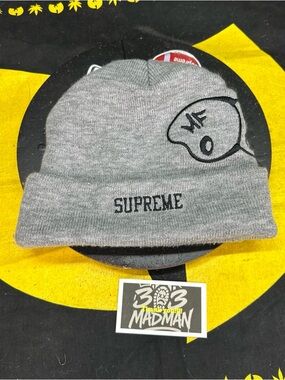 Supreme MF Doom Beanies Grey  OS